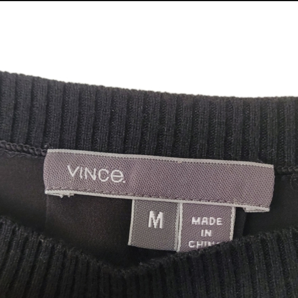 Vince | Black Leopard Blouse - Picture 6 of 8